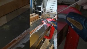 Пайка меди и оцинковки (перья солнечного коллектора: