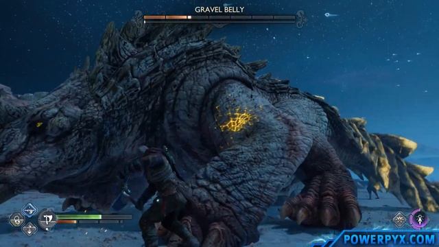 God of War Ragnarok - Gravel Belly Boss Fight (No Mercy Difficulty)