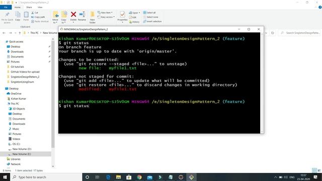 git status command explained with Examples ? ||  git status command  || Git || GitHub
