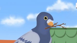 Азербайджанская сказка "Как голубь учился гнездо вить"