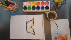 как нарисовать бабочку акварелью +++ как нарисовать симметричную бабочку