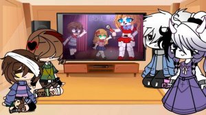 🌚Реакция Андертейл на Afton family🧸(Gacha club)