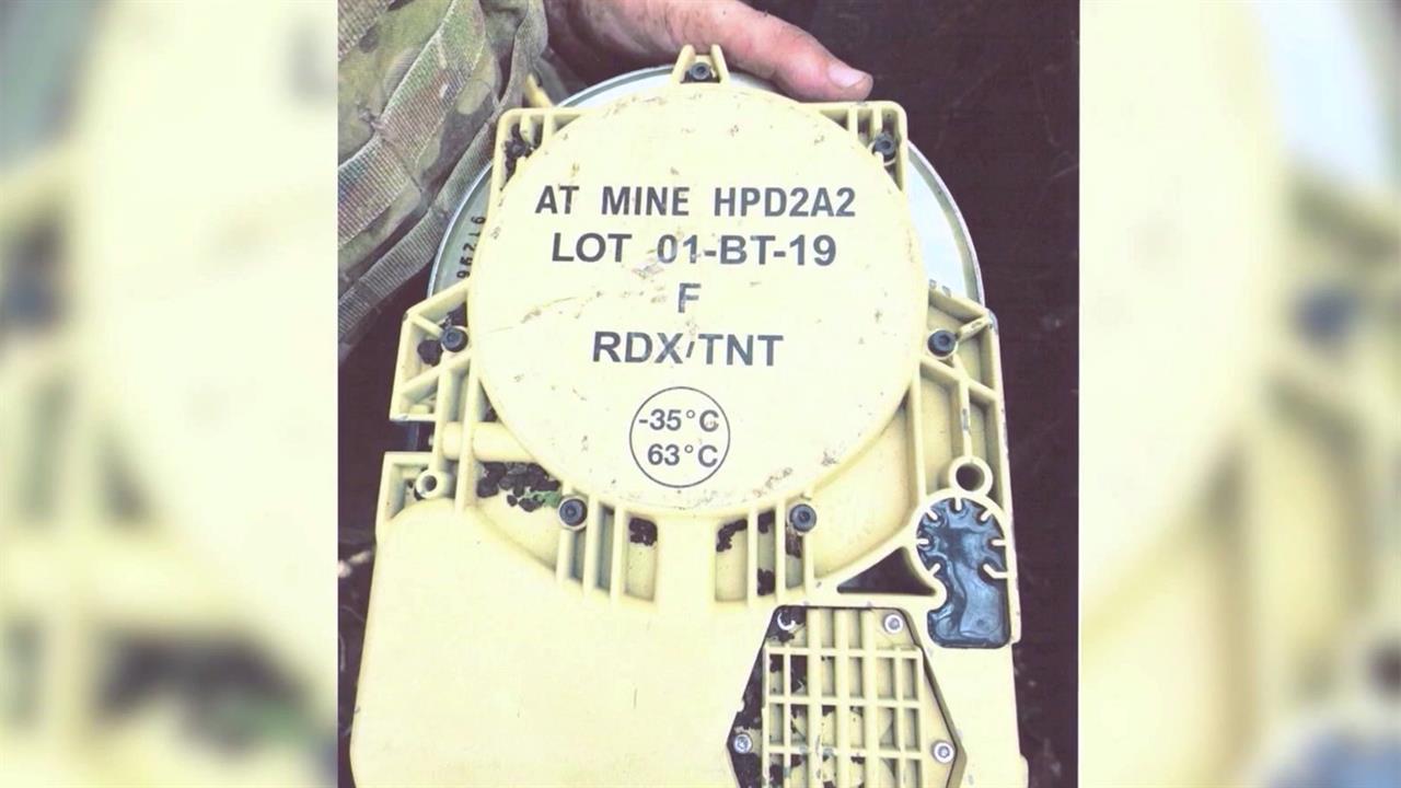 На оставленных позициях ВСУ найдены запрещенные Же... противотанковые мины французского производства