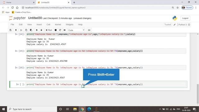 Python Tutorial in Tamil - Input/Print Function (Python Expert Level Series) -004