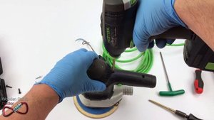 Установка кабеля Festool с разъёмом «Plug it»