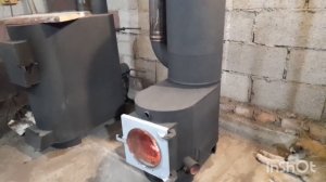 Печь -камин , по принципу печь "Филиппинка"  канал Кф фк