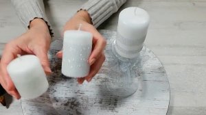 DIY ?️✨Новогодние Подсвечники из Бокалов  Своими Руками / Portacandele Natalizi Fai Da Te