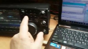 работа усилителя на 2-х ГУ74Б с выносным пультом от RZ9OQ