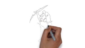 как нарисовать зевса,how to draw Zeus,cómo dibujar Zeus,come disegnare Zeus