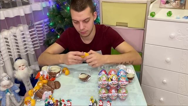 Новогодние «Kinder сюрприз»! Собрали коллекцию 2020 смотреть онлайн