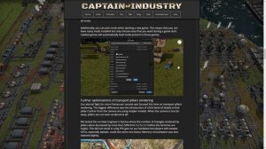 Обновление 0.4.13 - новая карта, массовый апгрейд. Дневник разработчиков #32 | Captain Of Industry