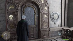 Хогвартс Легаси: Как открывать двери с вопросами и эмблемами животных