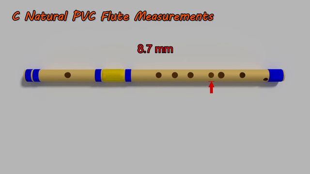 C Natural professional PVC Flute Measurements (100% well tuned) смотреть онлайн