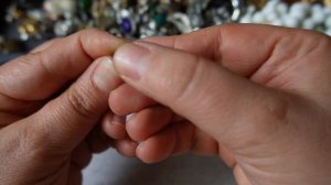 006. Винтажная бижутерия. Лот с бижутерным ломом. Часть 1.