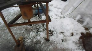 Самодельный кузнечный горн. Закалка зубила. Выравнивание венца маховика