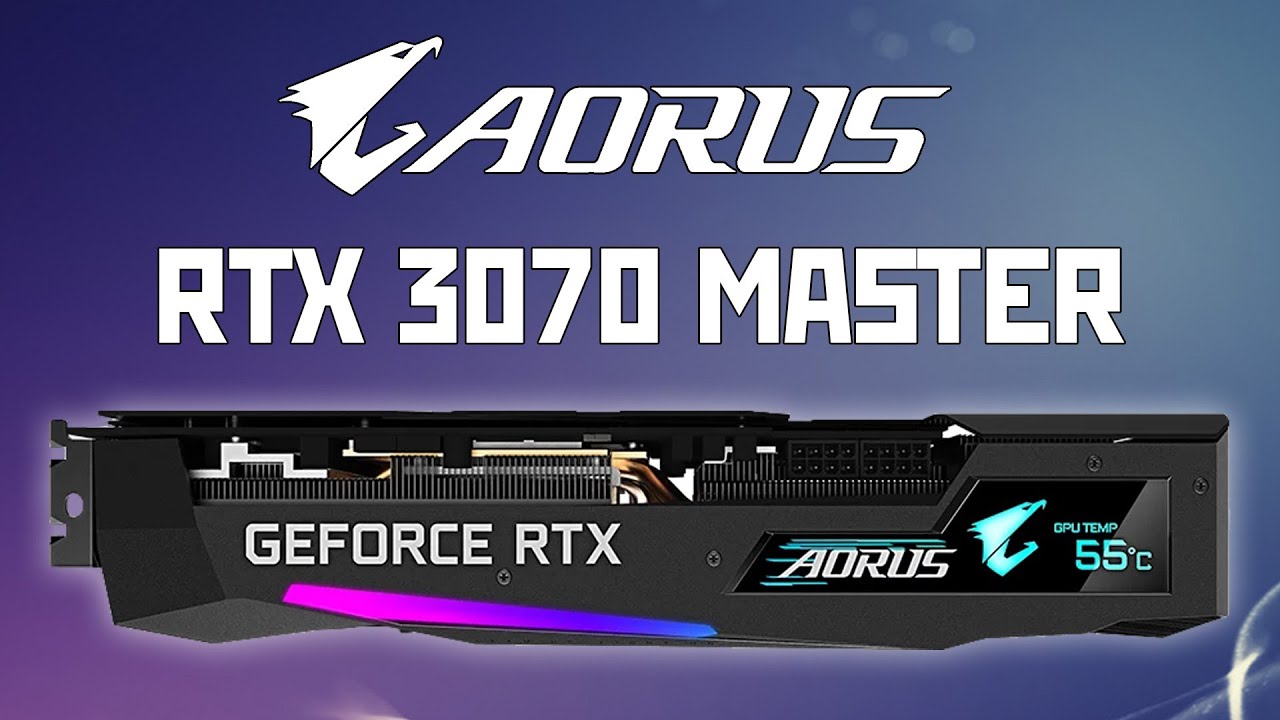 TX 3070 Aurus Master видюха с экранчиком, распаковка, обзор, тест температур и майнинга эфира.