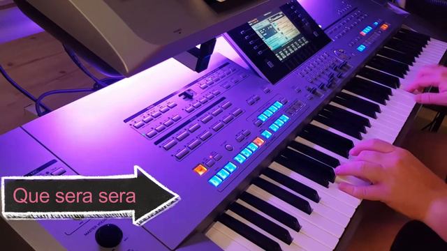 Que sera sera - Cover played on Yamaha Tyros 5 смотреть онлайн
