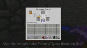 Minecraft: How to Make Potion of Water Breathing (8:00)