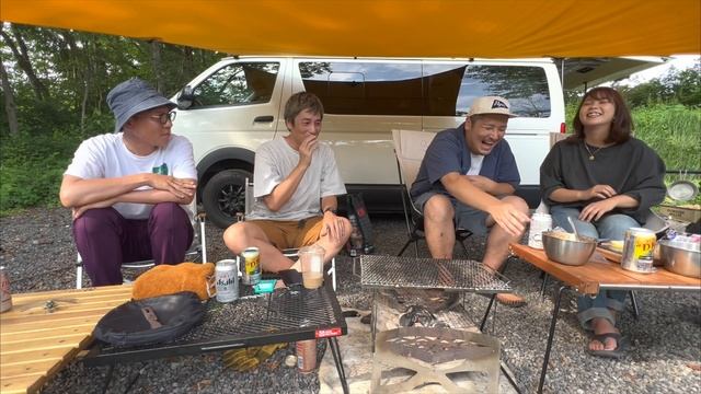 ある夫婦とキャンプしてたらカブトムシ来た【おじキャン】コラボ