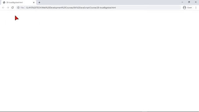 26. Global and Local Variables | JavaScript | JavaScript in Pashto