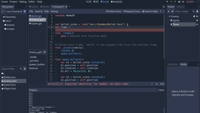 How to Make a Bullet Hell Game in Godot [P2] - Small Enemy Improvements смотреть онлайн