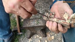 Разбираем коммутатор советского мопеда Рига Мини.