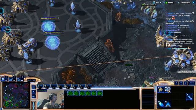 40 минут макро против зерга (Starcraft 2, pvz) смотреть онлайн