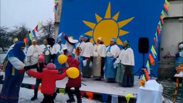 Празднование Масленицы в Новоникольском