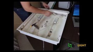 Установка светодиодных трубок Т8