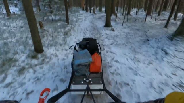 Мотособака Норка 380 мини. Вторая зима. Ноябрь 2022. смотреть онлайн