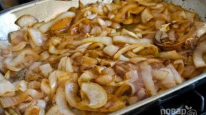 Говядина на луковой подушке