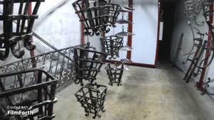 Ручная ковка. Кованые фонари с креплением на деревянное основание.