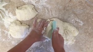 Очень вкусное блюдо из ингушской кухни. Лепешки на кефире. К1одар. Ингушская кухня