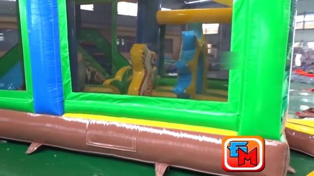 Надувной батут "Законы джунглей" 6*4*4 смотреть онлайн