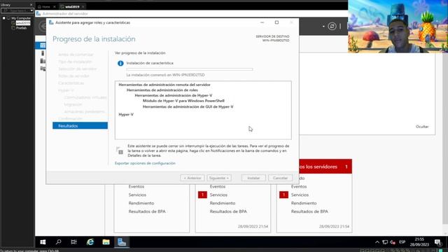 3.1 - 3.2 Instalación de Hyper-V en modo de instalación completa смотреть онлайн