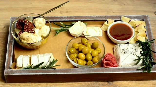 Сырная доска. Оформление.