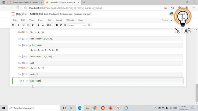 All About Sets in Python [P19] |Set Data Type| Set Operations #Set #PythonSet #DataType