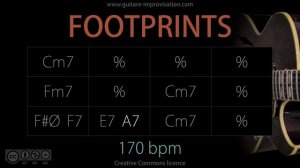 Footprints - 170 bpm (Jazz/Waltz feel) : Backing Track