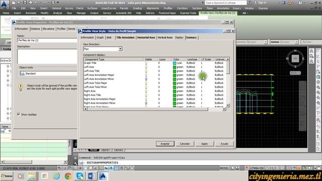 Civil 3D 2014: Vista de Perfil смотреть онлайн