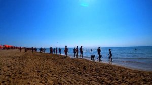 Италия. Обзор пляжа  Bibione. Отдых на Адриатическом море в городке Бибионе.