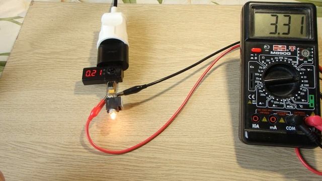 3 В из телефонной зарядки. смотреть онлайн