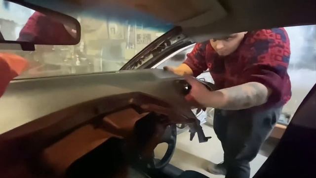 5️⃣Снимаем торпедо и перетягиваем верхнюю часть Toyota Corolla fielder 141 #бизнесснуля ?