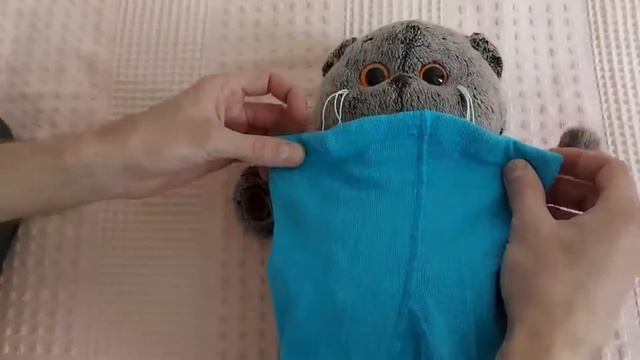 Как сделать одежду для Басика без шитья смотреть онлайн