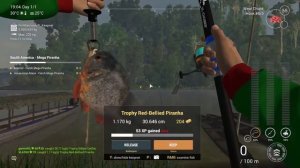 Fishing Planet Game - Mega Piranha - Marron River - South America - Monster Mission