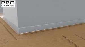 Плинтус скрытого монтажа Pro Design Universal