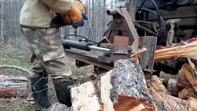 Гидравлический дровокол, дешево и сердито!