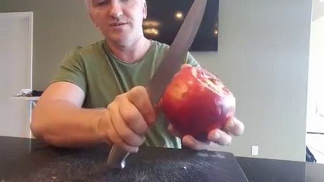 Как очистить гранат не разрезая его смотреть онлайн