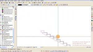 Allplan 2006 Конструирование   Армирование лестницы   03  Армирование ступеней 2