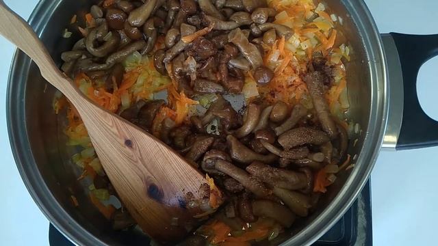 Грибная икра из опят. смотреть онлайн