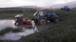 #Турбо Трактор Т-25 и #Беларус на #бездорожье